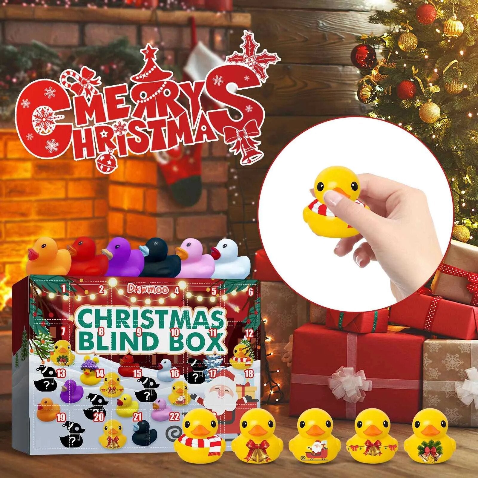 Calendrier de l’Avent Canards en caoutchouc | Un mois de surprises