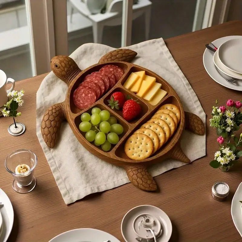 RUSTICLOFT - Plateau de service en bois artisanal pour fromages et collations