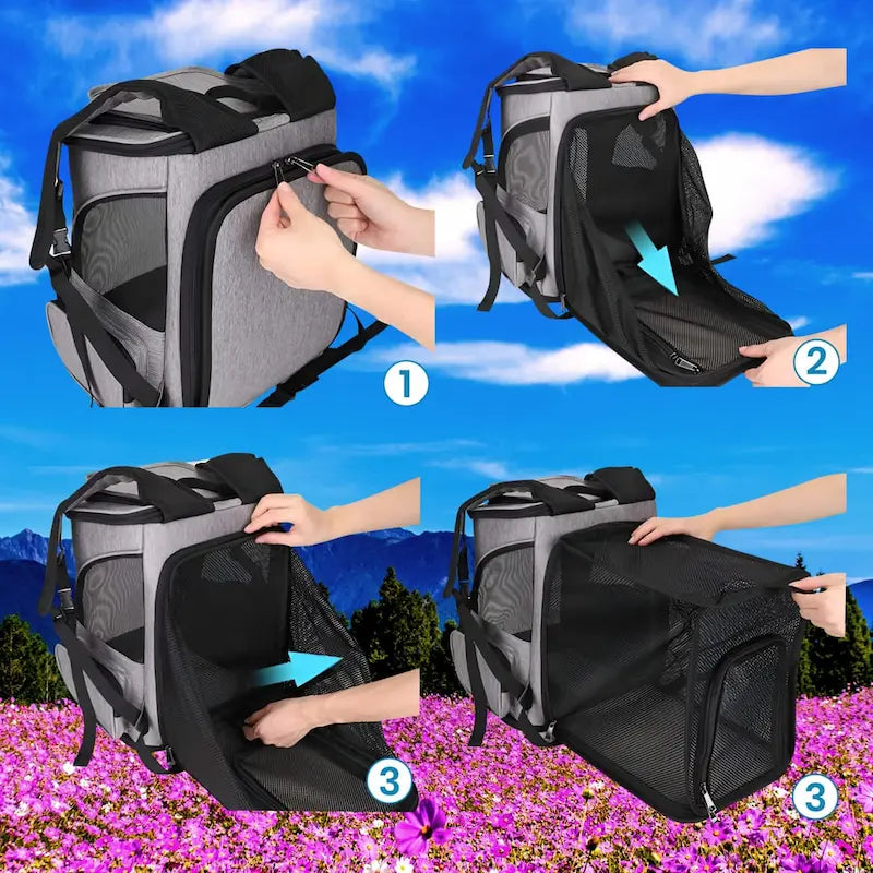 Sac à dos pour chat randonnée – ultra respirant | TrekCat