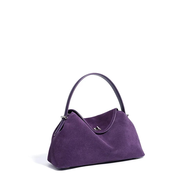 Sac à Main Femme en Cuir Suédé Alma Élégance Automnale