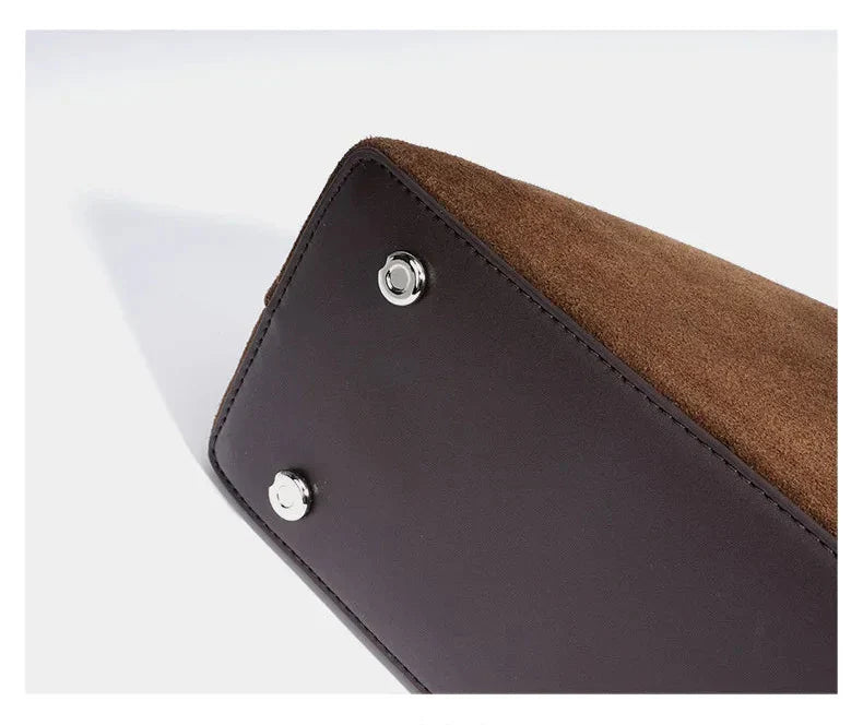 Sac à Main Femme en Cuir Suédé Alma Élégance Automnale