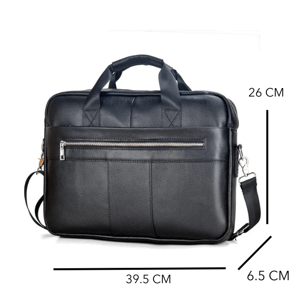 Sac Ordinateur Professionnel en Cuir pour Hommes Élégant