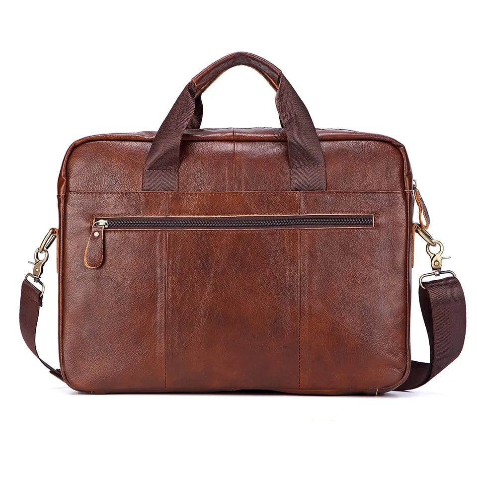 Sac Ordinateur Professionnel en Cuir pour Hommes Élégant