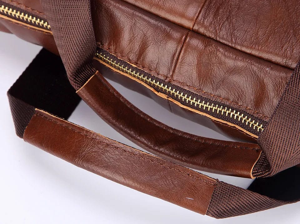 Sac Ordinateur Professionnel en Cuir pour Hommes Élégant