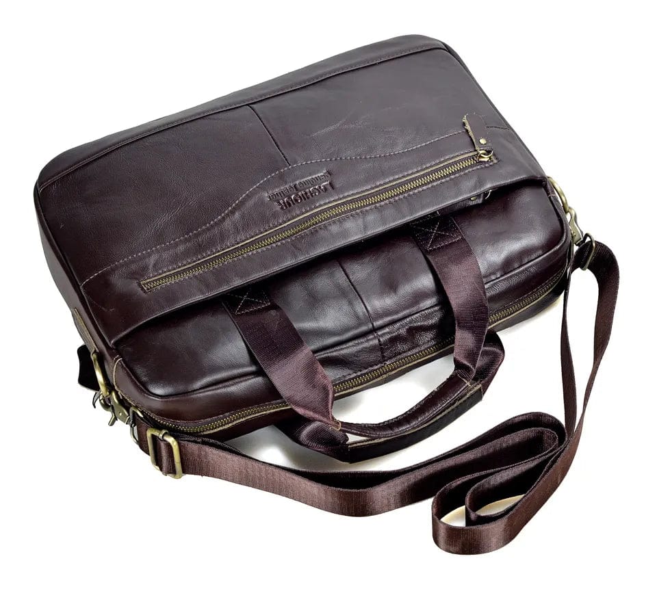 Sac Ordinateur Professionnel en Cuir pour Hommes Élégant