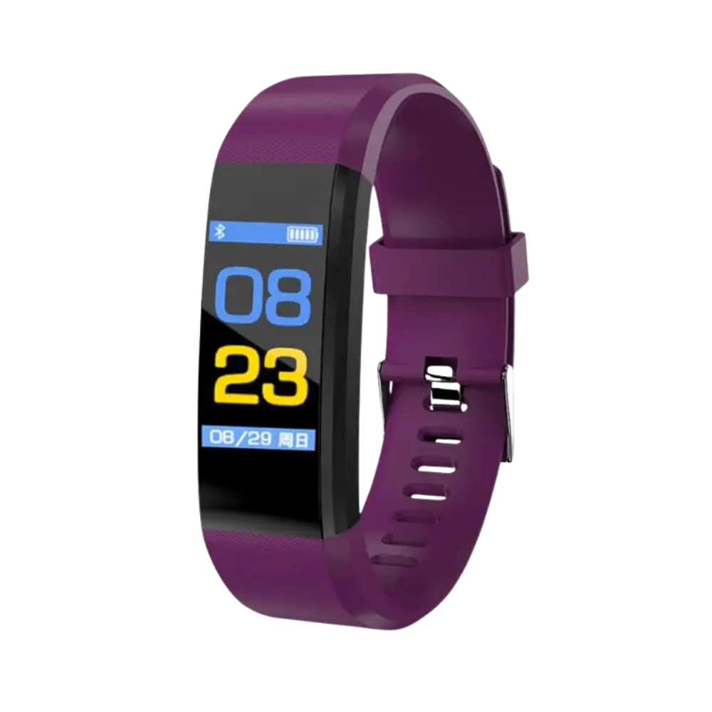Montre connectée seniors avec suivi de la fréquence cardiaque et de la tension