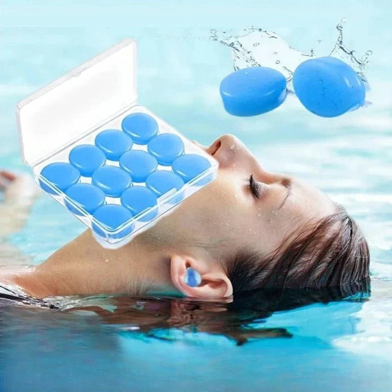 SLEEPSEAL – Bouchons d’oreille en silicone malléables pour un sommeil profond et silencieux
