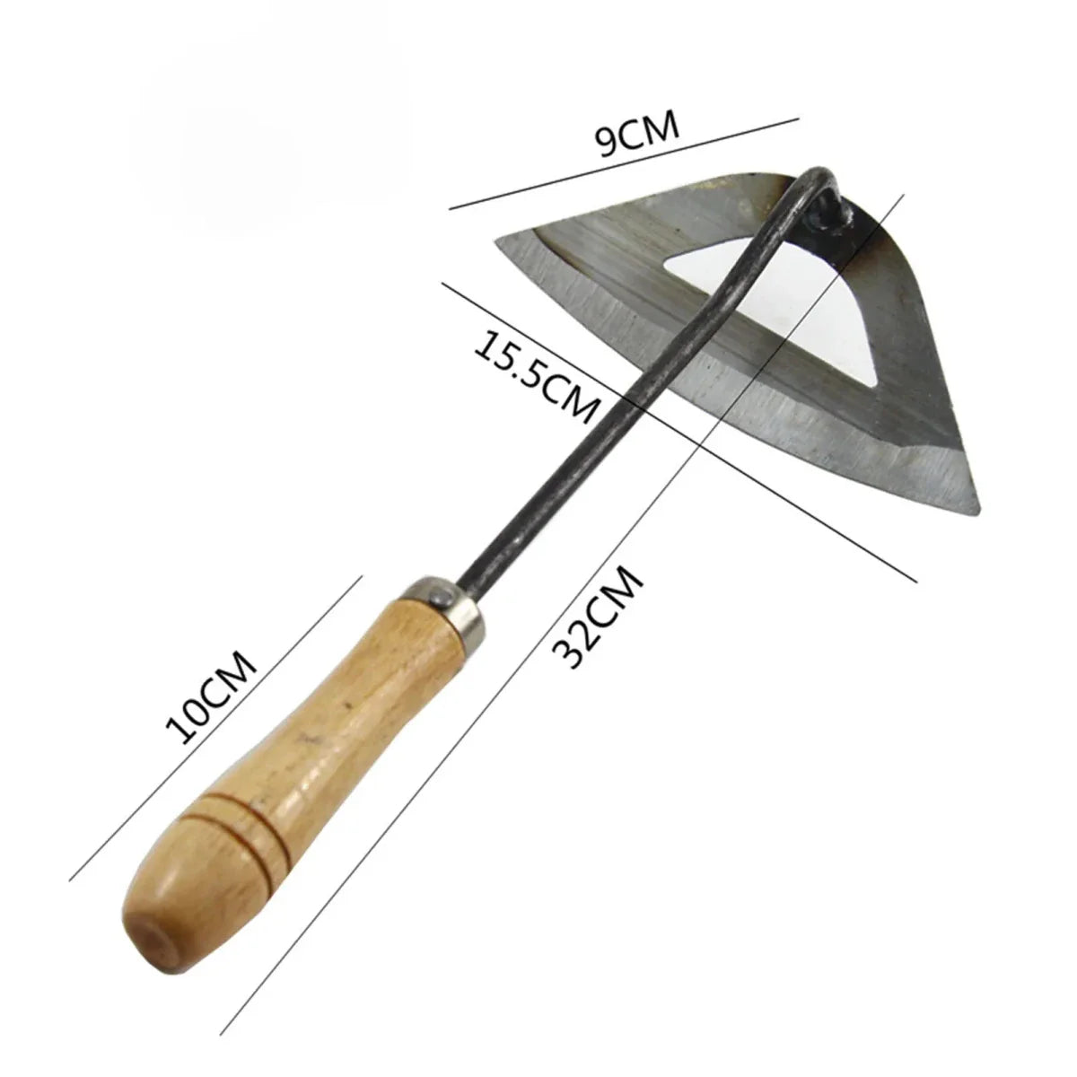 SOILAX – Houe de désherbage en acier au carbone à double usage