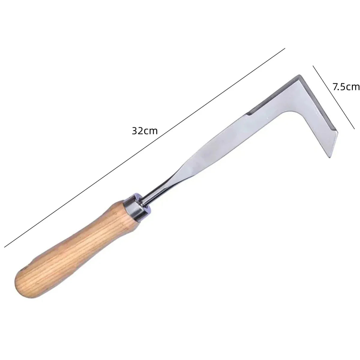 SOILAX – Houe de désherbage en acier au carbone à double usage