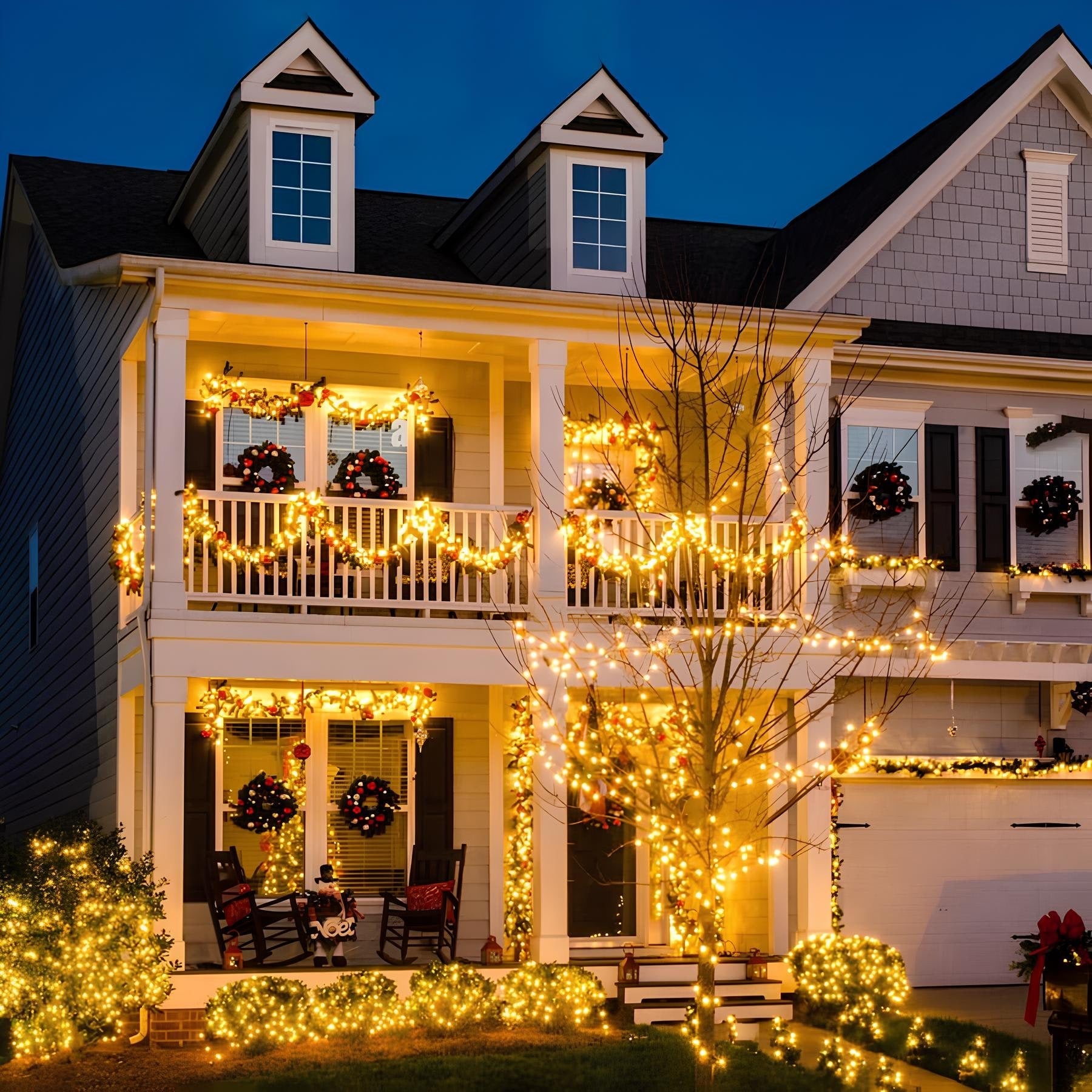 Guirlande lumineuse solaire d'extérieur, avec fil de cuivre étanche et Micro LED, pour jardin, cour, Patio