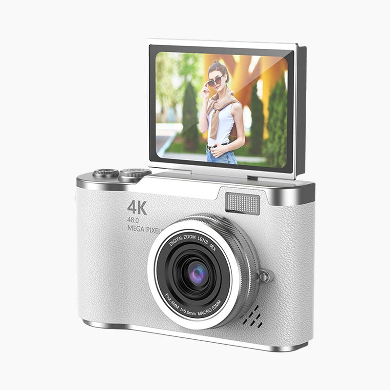 VividSnap | Appareil photo numérique avec écran pliable 4K HD
