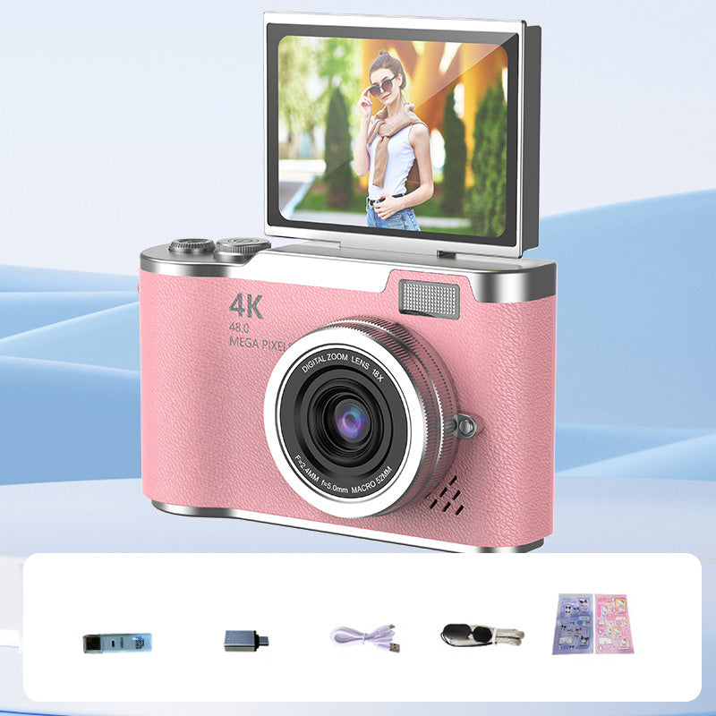 VividSnap | Appareil photo numérique avec écran pliable 4K HD