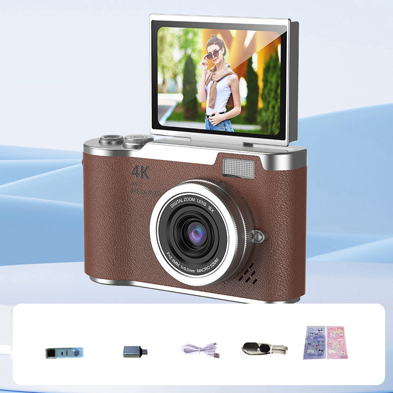 VividSnap | Appareil photo numérique avec écran pliable 4K HD