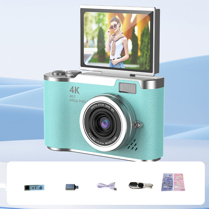 VividSnap | Appareil photo numérique avec écran pliable 4K HD