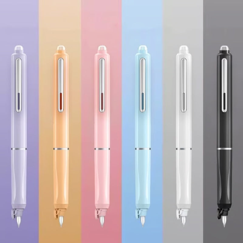 InkFlow™ – Stylo plume rétractable à écriture fluide