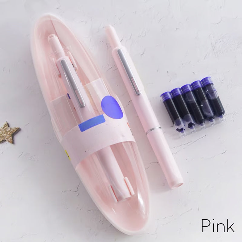 InkFlow™ – Stylo plume rétractable à écriture fluide