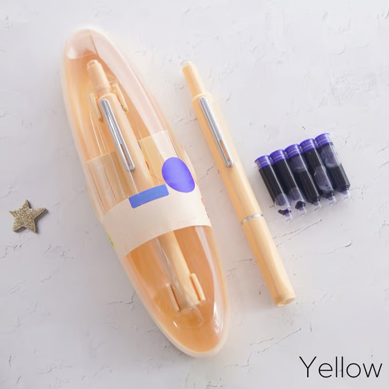 InkFlow™ – Stylo plume rétractable à écriture fluide