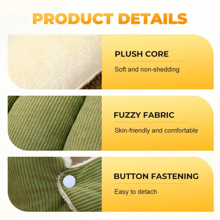 Panier grotte moelleux pour animaux – niche douillette en peluche