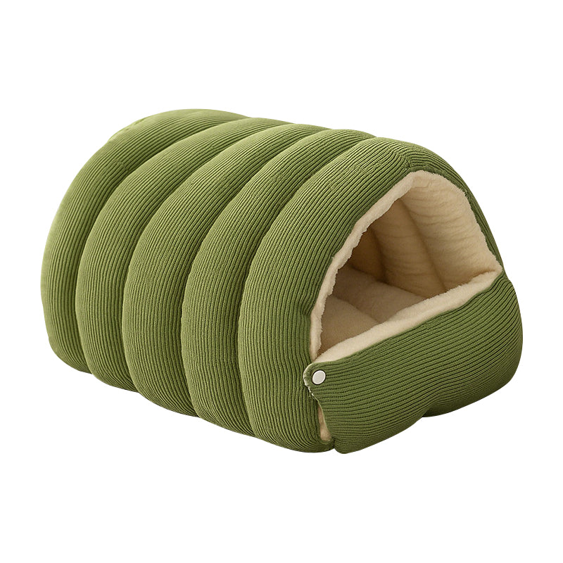 Panier grotte moelleux pour animaux – niche douillette en peluche