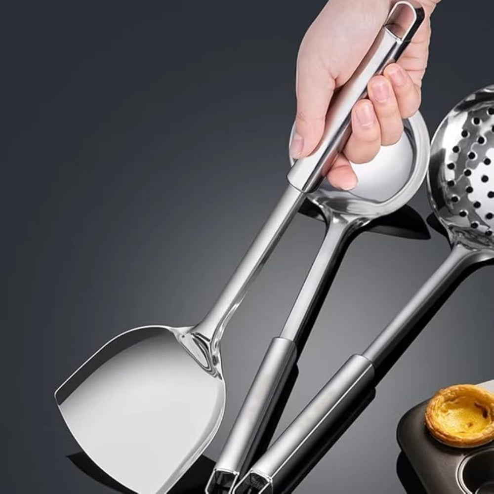 Ensemble d'ustensiles de cuisine | Collection 5 pièces en acier inoxydable