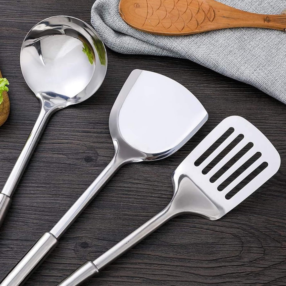 Ensemble d'ustensiles de cuisine | Collection 5 pièces en acier inoxydable