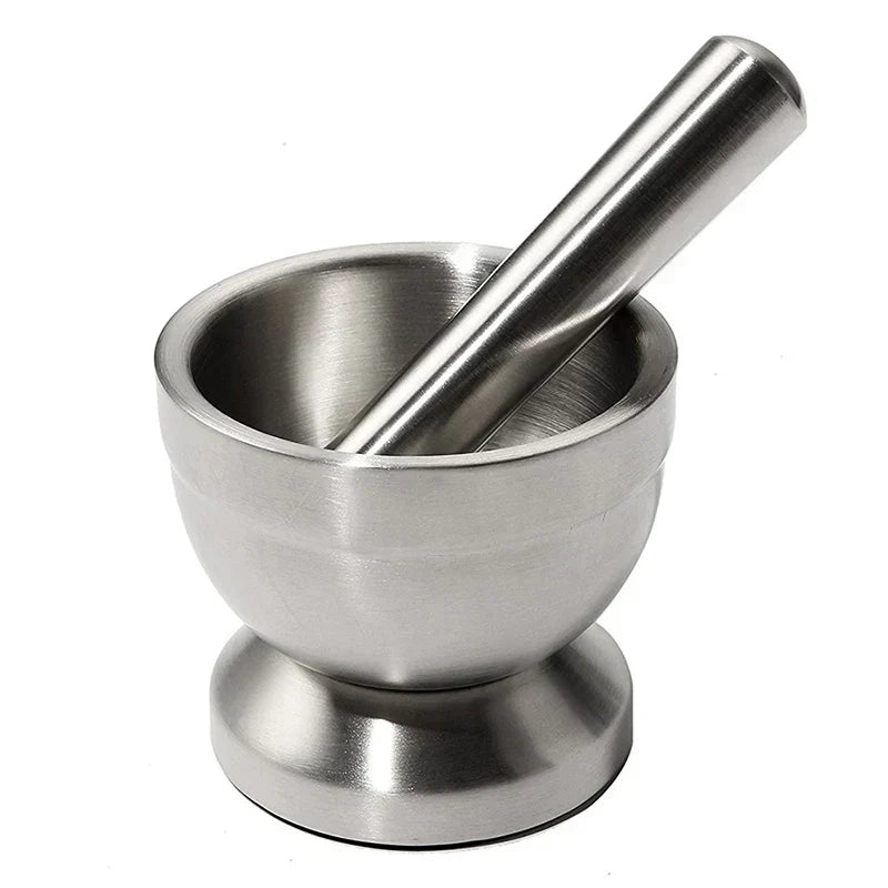 Mortier et pilon en acier inoxydable haut de gamme pour la cuisine