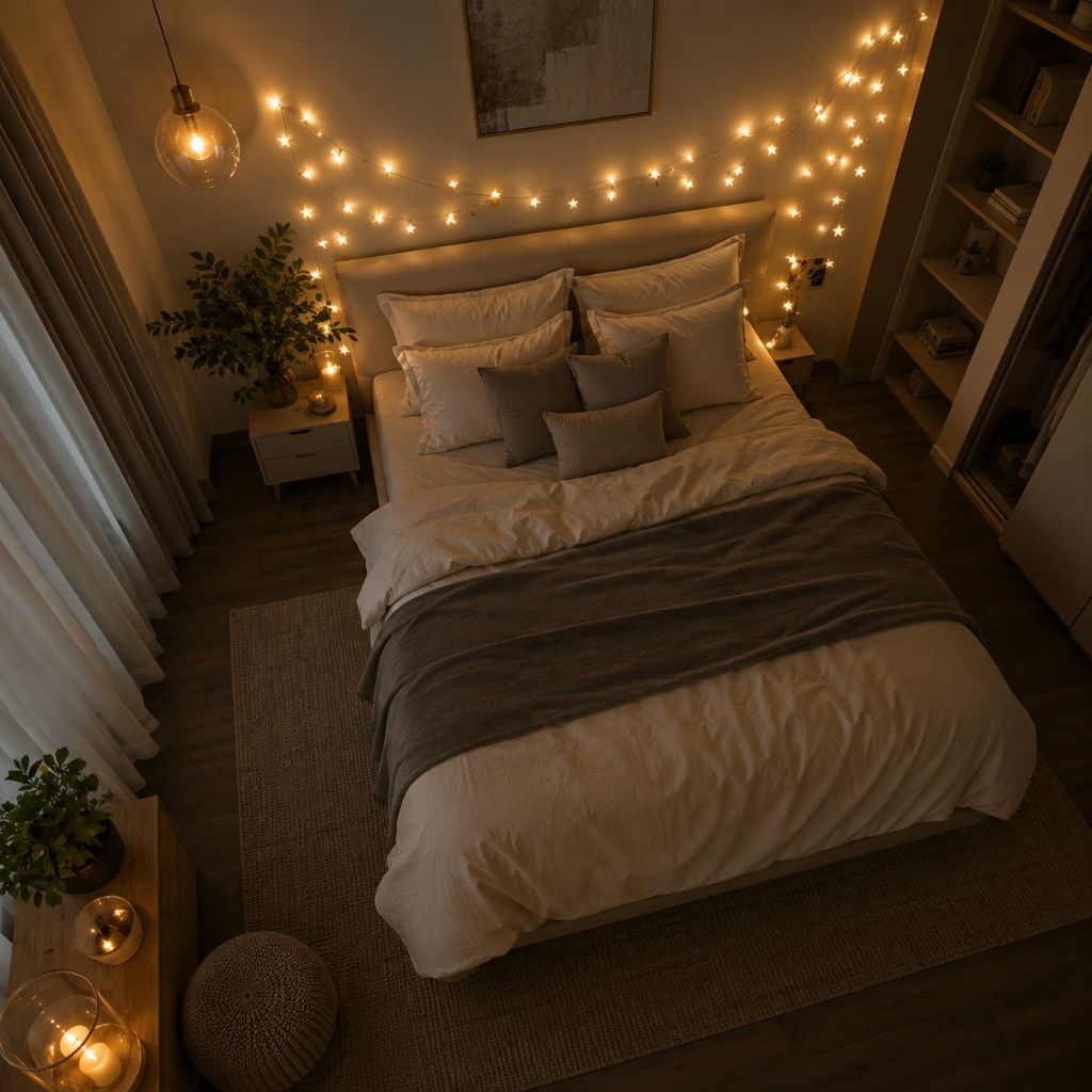 Guirlande lumineuse féerique à piles, blanc chaud, LED, pour chambre d'enfant, chambre de bébé, lumière d'ambiance, décoration, veilleuse avec étoiles | Sansotis