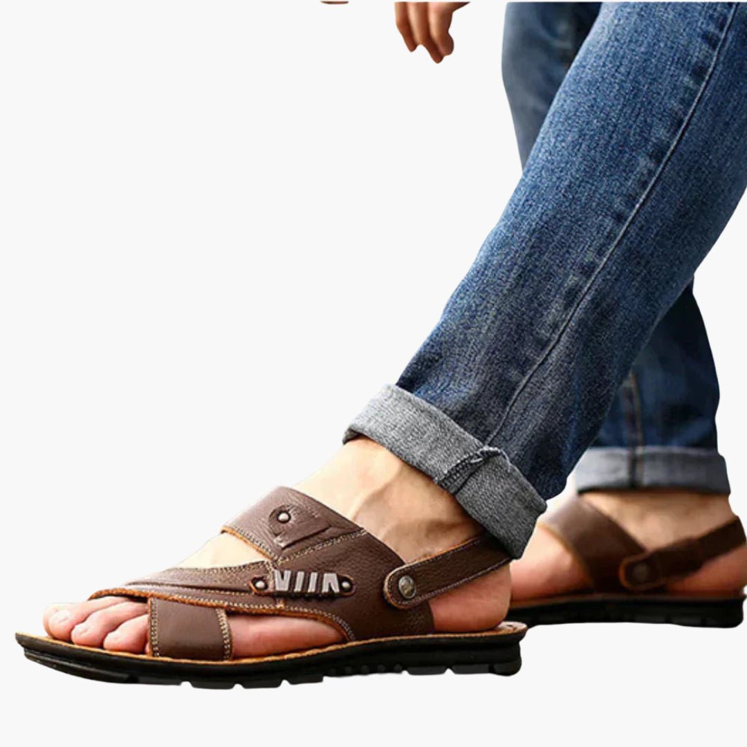 Sandales ergonomiques pour hommes avec ajustement réglable