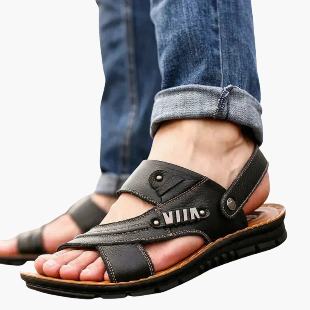 Sandales ergonomiques pour hommes avec ajustement réglable