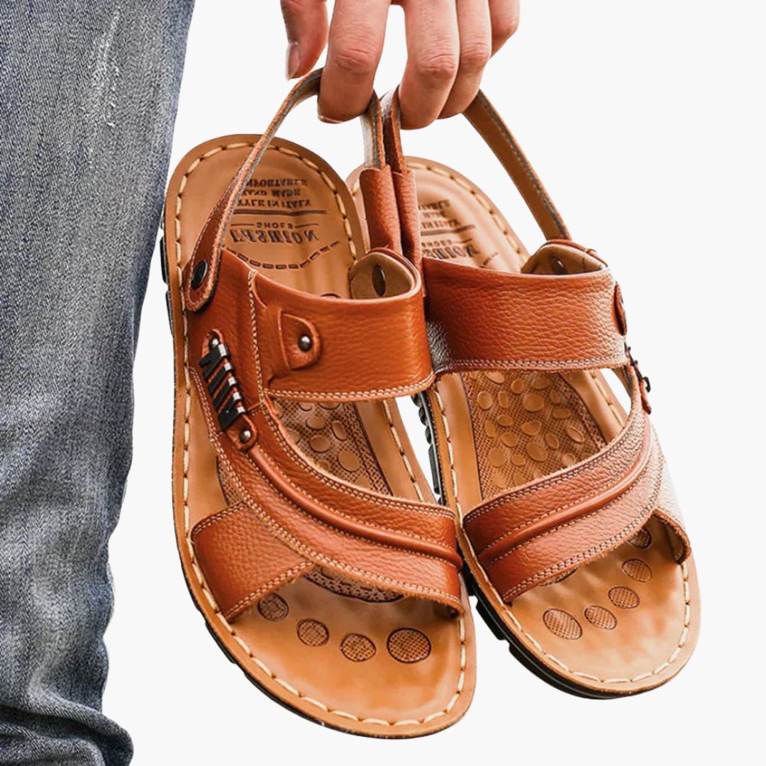 Sandales ergonomiques pour hommes avec ajustement réglable