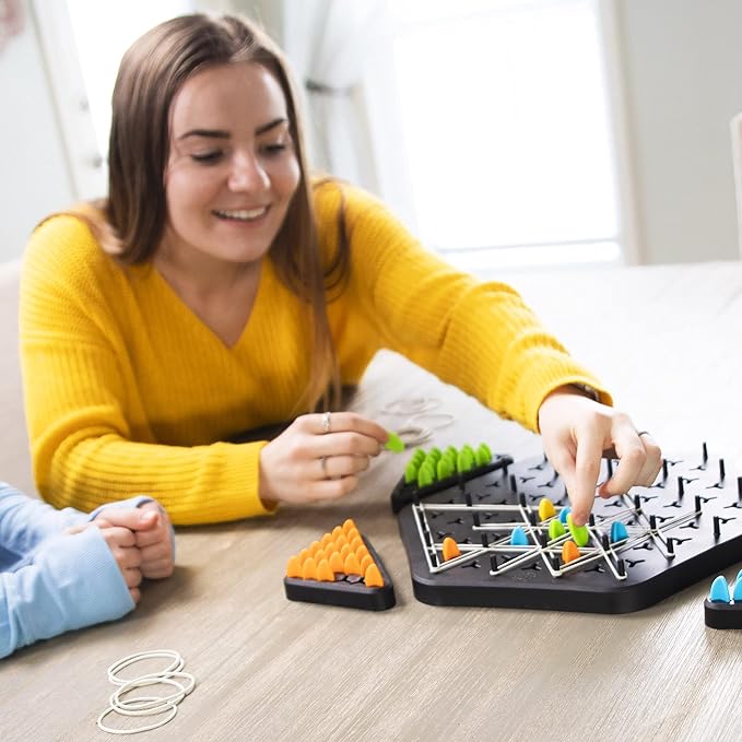 STRATEXA – Jeu de société Chaîne Triangle pour des batailles multijoueurs intelligentes