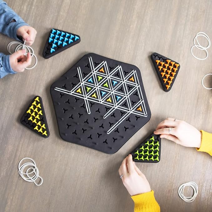 STRATEXA – Jeu de société Chaîne Triangle pour des batailles multijoueurs intelligentes