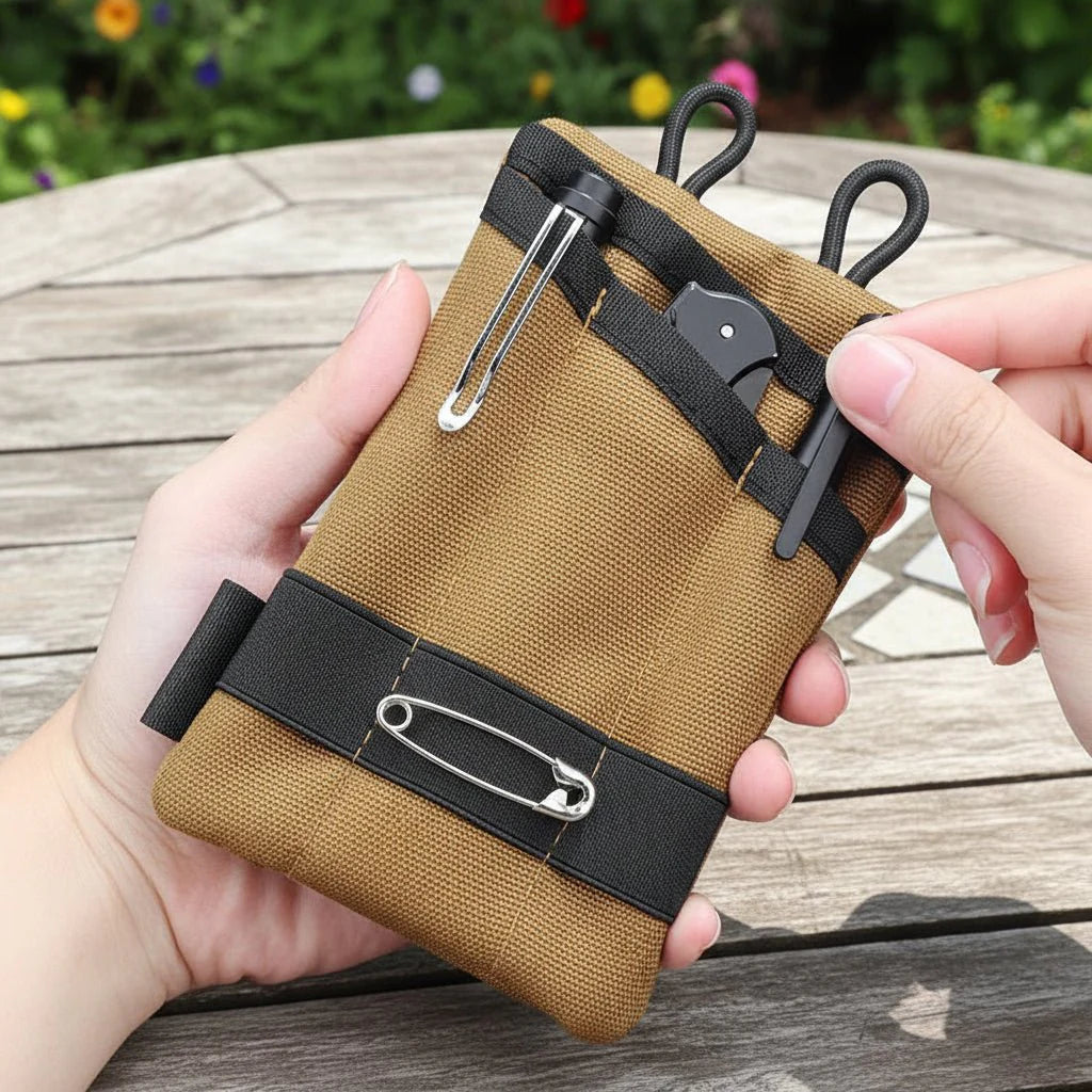Poche MOLLE EDC tactique pour un port urbain et en plein air compact