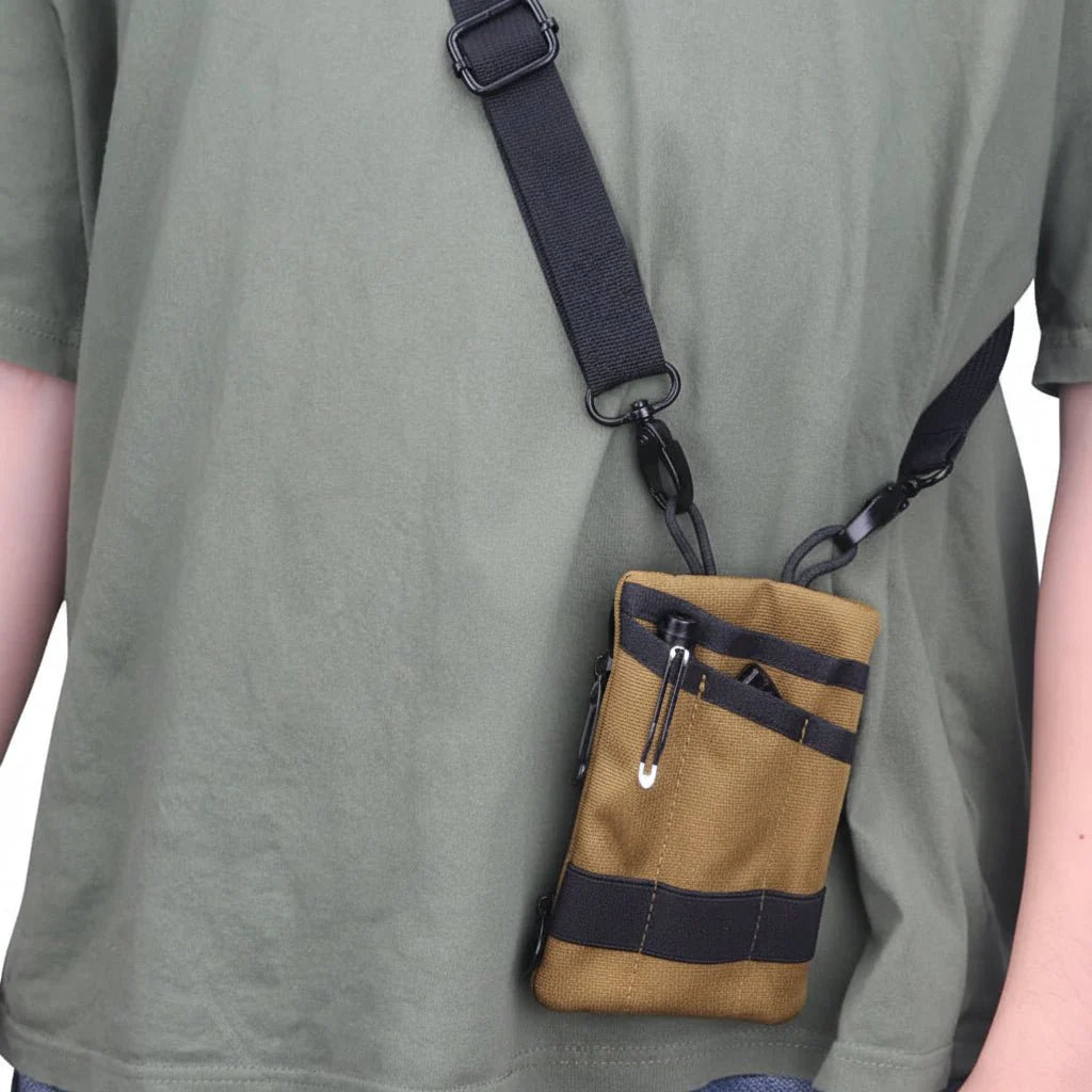 Poche MOLLE EDC tactique pour un port urbain et en plein air compact