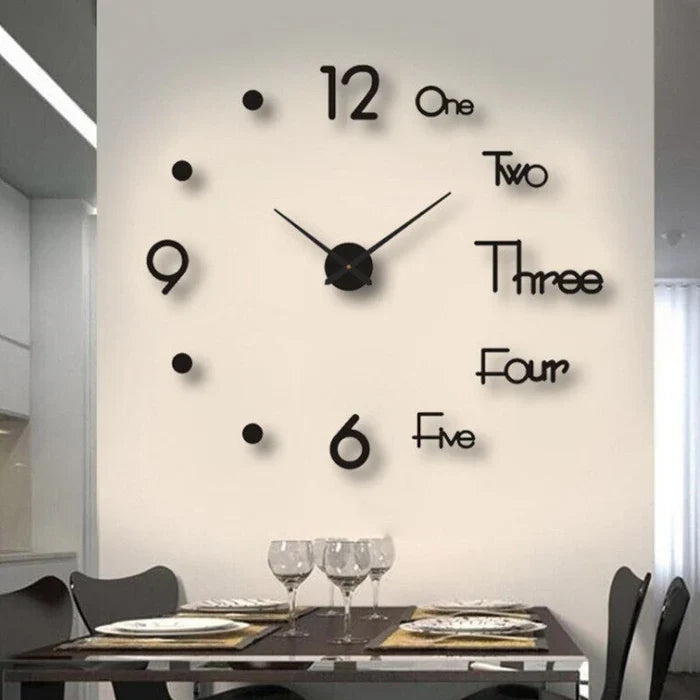 Grande horloge murale décorative moderne