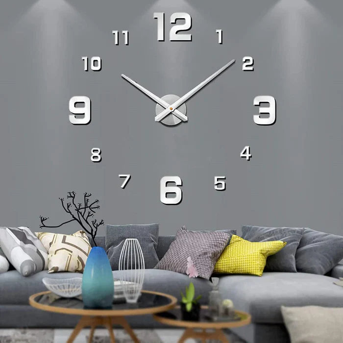 Grande horloge murale décorative moderne