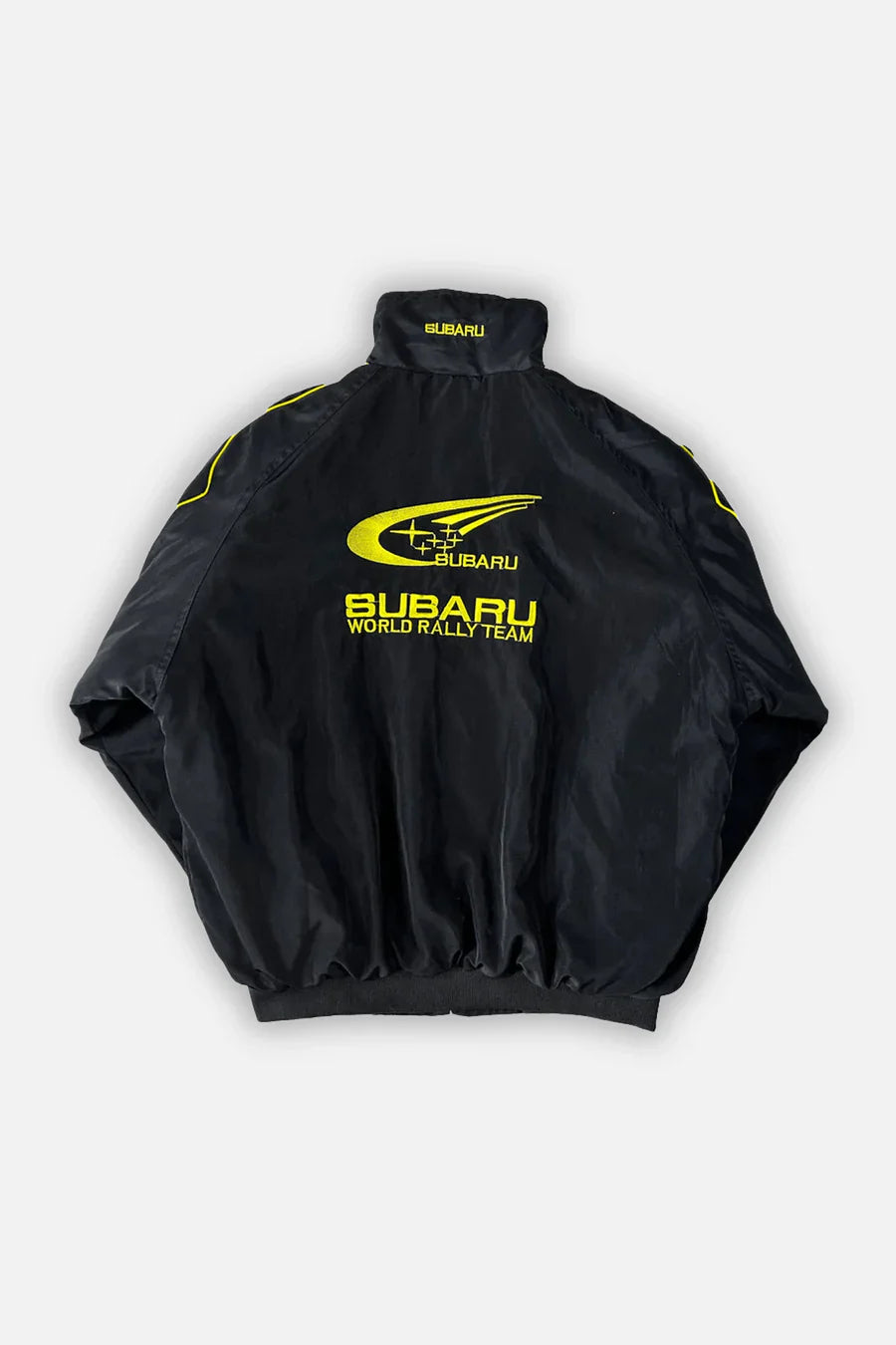 Veste Subaru Rally Vintage Racing – Édition Noire – Unisexe – Rétro