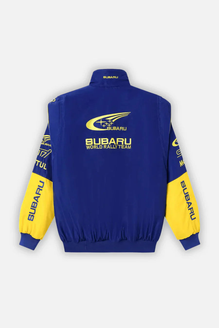 Veste de course Subaru Rally Vintage Racing – Édition Bleue – Unisexe – Rétro