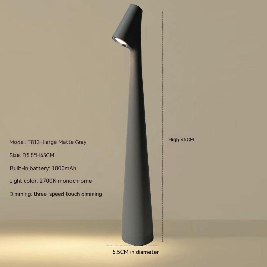 Lampe de table rechargeable au design moderne et à longue autonomie de batterie