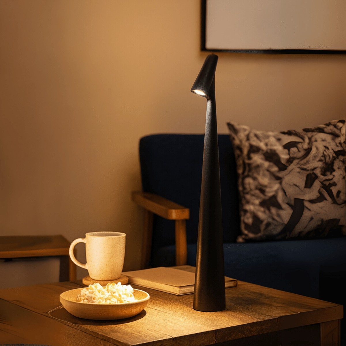 Lampe de table rechargeable au design moderne et à longue autonomie de batterie