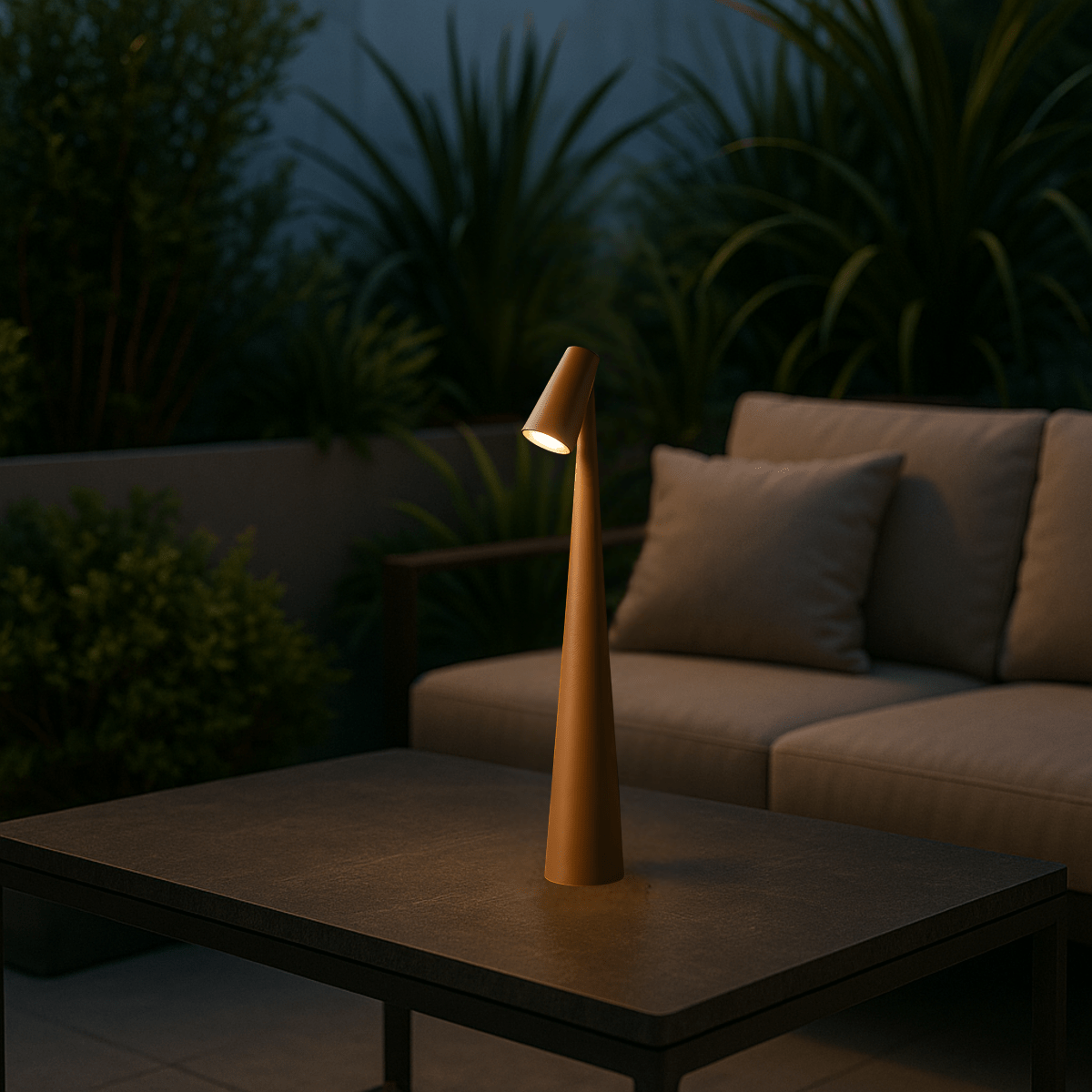 Lampe de table rechargeable au design moderne et à longue autonomie de batterie