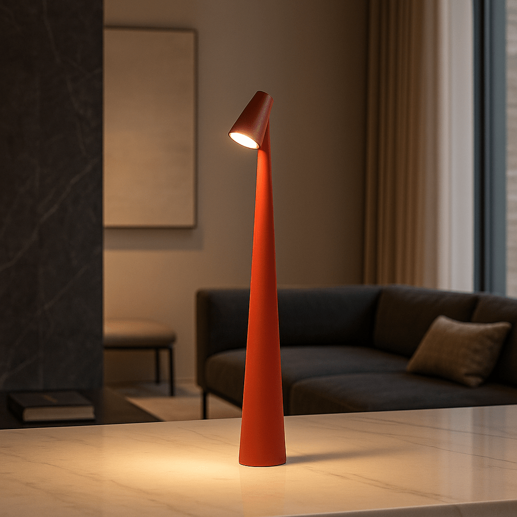 Lampe de table rechargeable au design moderne et à longue autonomie de batterie