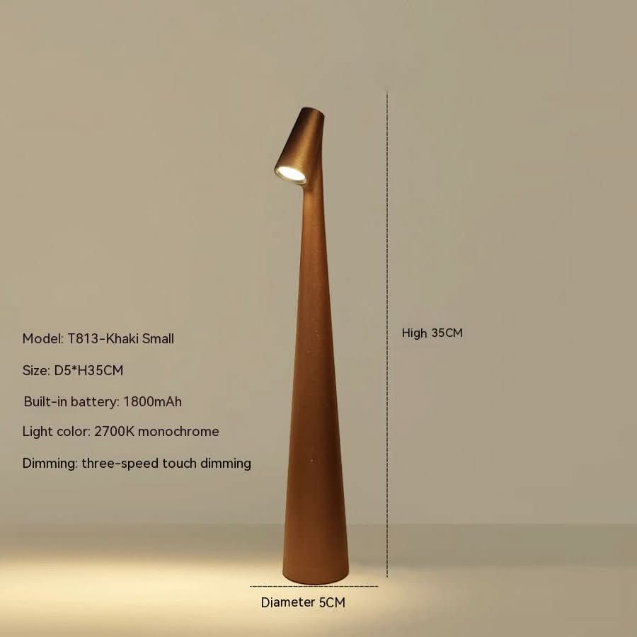 Lampe de table rechargeable au design moderne et à longue autonomie de batterie