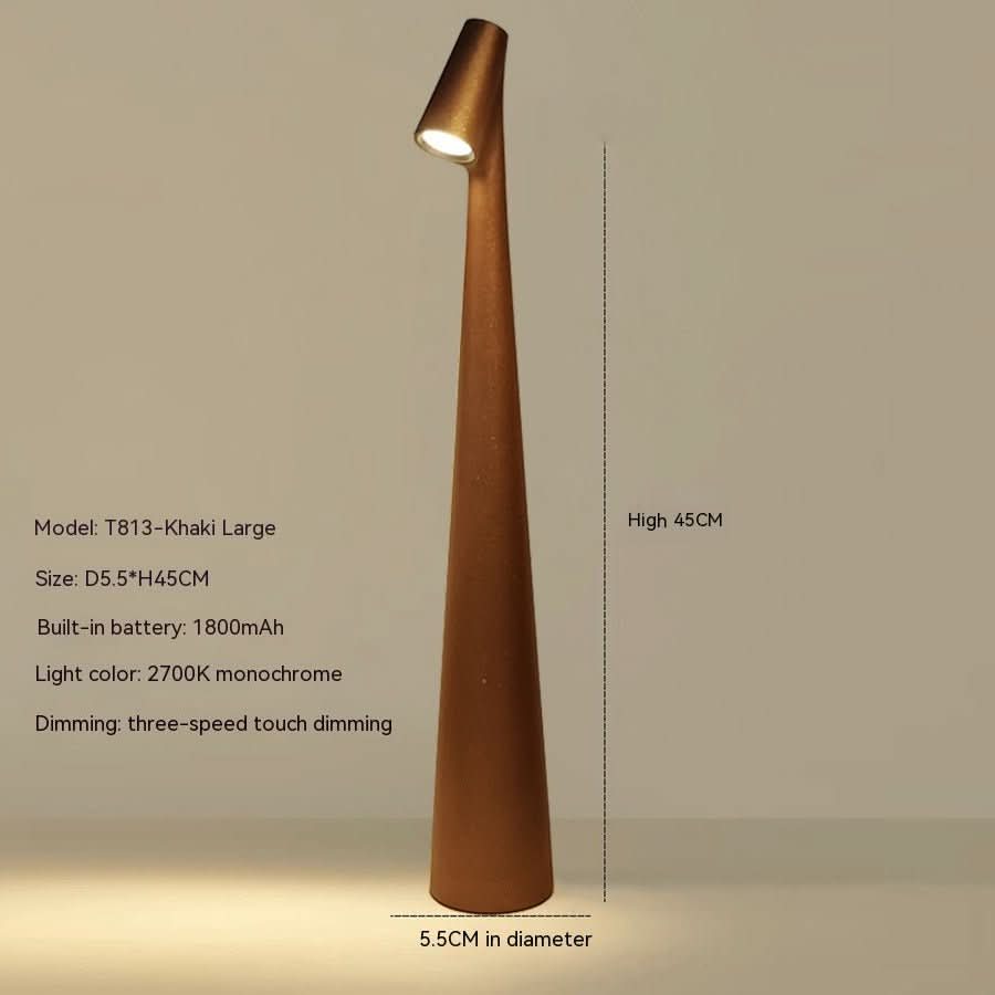 Lampe de table rechargeable au design moderne et à longue autonomie de batterie
