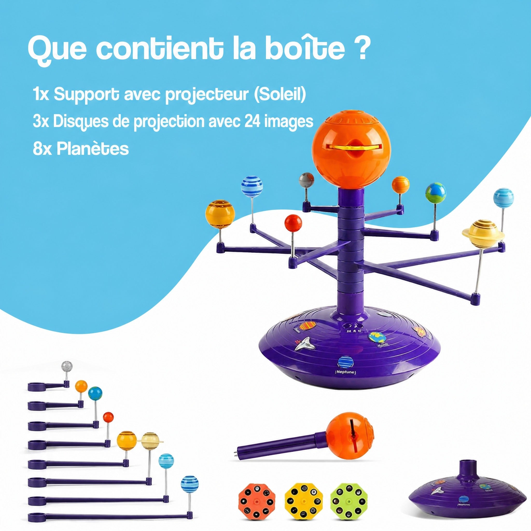Système Solaire Montessori – Set Éducatif