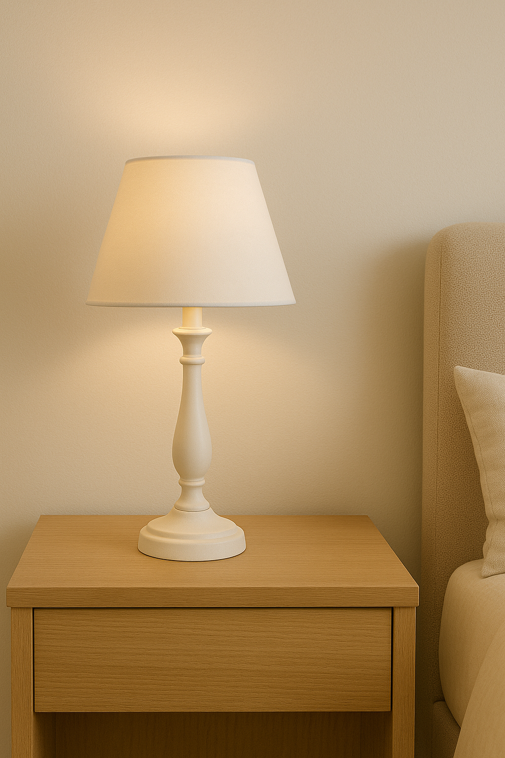 Lampe de table - Lampe de chevet élégante - Style classique - Luminaire décoratif