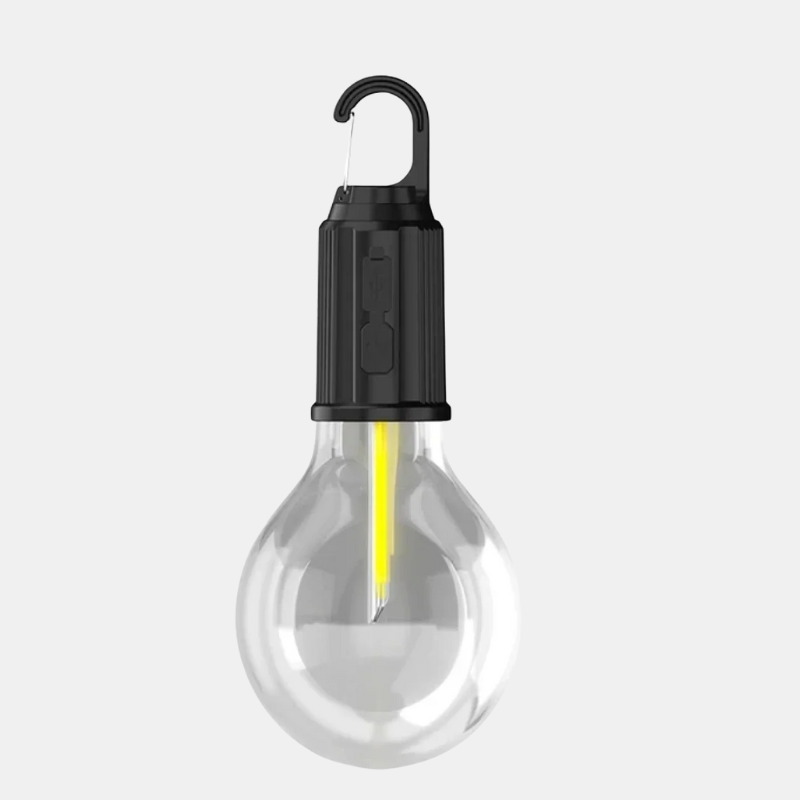 Ampoule LED vintage étanche rechargeable – Parfaite pour le camping, le jardin et la maison.