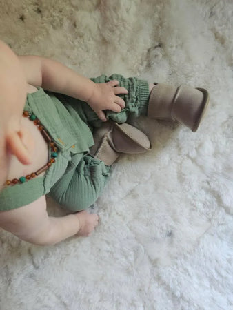 Chaussons Bébé en Peau de Mouton Naturelle