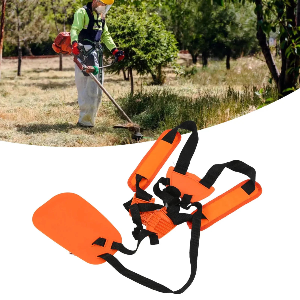 Support équilibré pour outils de jardin lourds