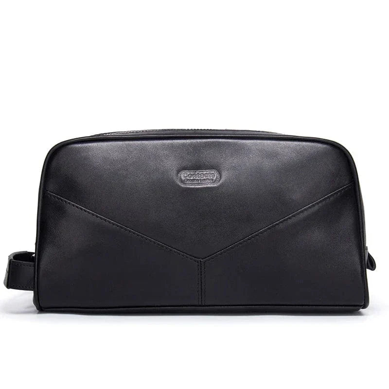 Trousse de Toilette Homme en Cuir Personnalisable